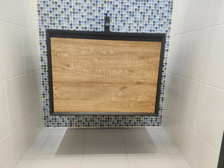 29" Flisa Top Secret Wall Vanity with Countertop Combo (as is)
