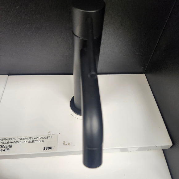 Aquabrass Treemme Single Hole Matte Black Faucet Floormodel Clearance Sold as is (153)