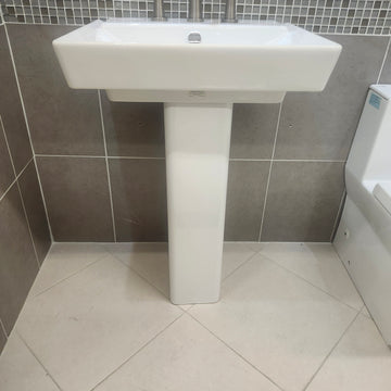 Kohler Reve Pedestal 2pc Combo White Floormodel Clearance as is (H19) K5027 K5032