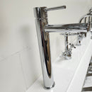 Single Hole Bathroom Faucet with Lever Handle Floormodel As Is-11