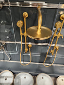 House of Rohl Gold Shower Accessories Floormodel Clearance as is rough in not included-2