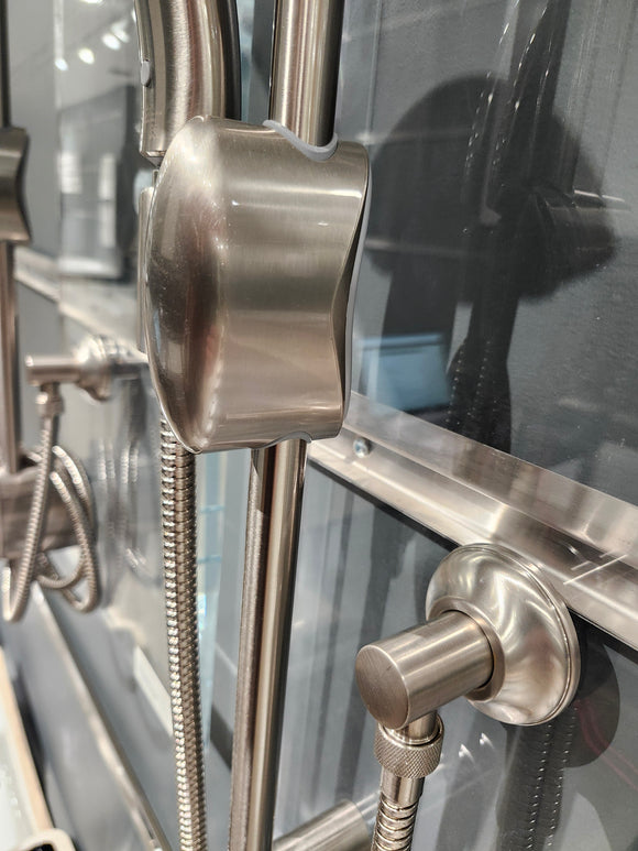 Brizo Shower Accessories Floormodel As is Satin Rough in not included