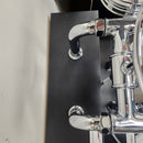 Hansgrohe Axor Series Tub Filler Faucet Montreux Cross Handles Chrome Floormodel Clearance as is Includes Hand Held Shower Head-10