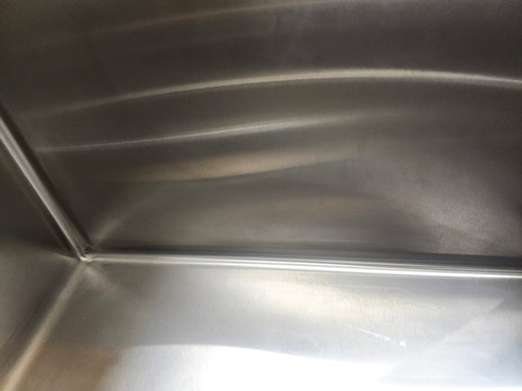 Franke 29 x 18 Kitchen Sink Stainless Steel 2 Bowl Undermount Compact CPX120 Floormodel Clearance As is