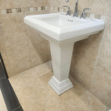 American Standard 24 x 20 Pedestal Townsquare Combo Floormodel Clearance Sold as is (H13) - 0