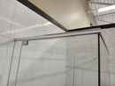 D&M Shower Door 88-112 Chrome Hardware Clear As is Floormodel Clearance As is L1-3