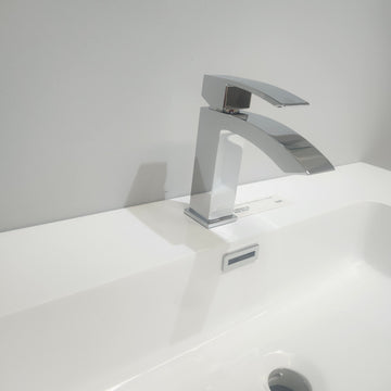 Rubi Fall Single Hole Bathroom Vanity Faucet Chrome RFA11B Floormodel Clearance As is (H18) - 0