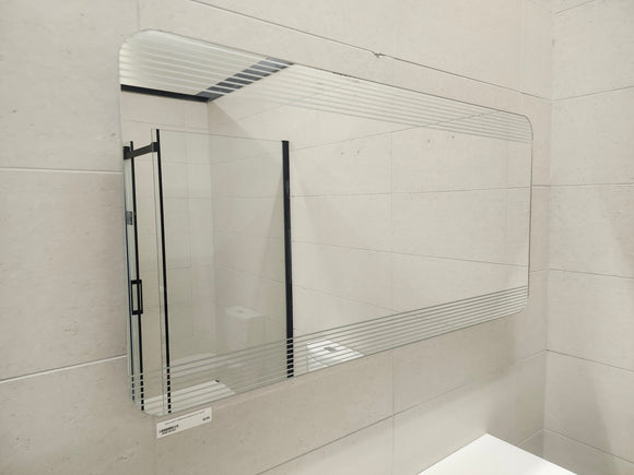 Vida Vanity Mirror Ovo 47 x 24 x 2 White Floormodel Clearance m5