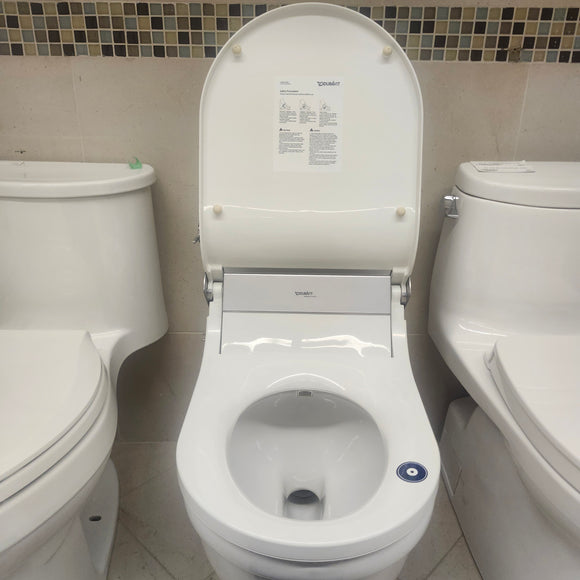 Duravit Starck Floormount Toilet Elongated with Washlet Floormodel Clearance as is I8 2120510001 610001001001