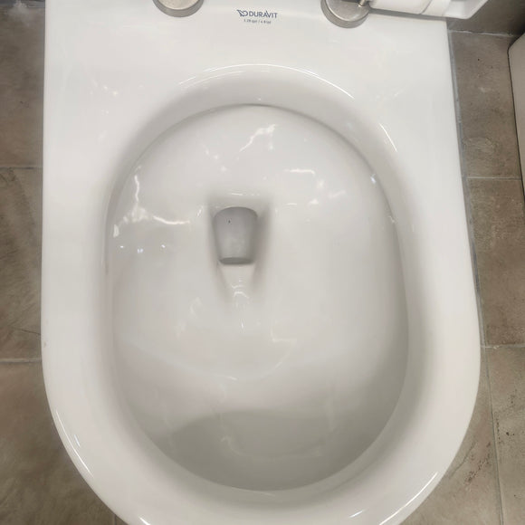 Duravit Starck 2pc Toilet with Seat Combo Floormount Sold As Is (I16)