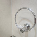 Rubinet H2O Towel Ring Bathroom Accessory Floormodel As is Clearance Chrome (H19)-5