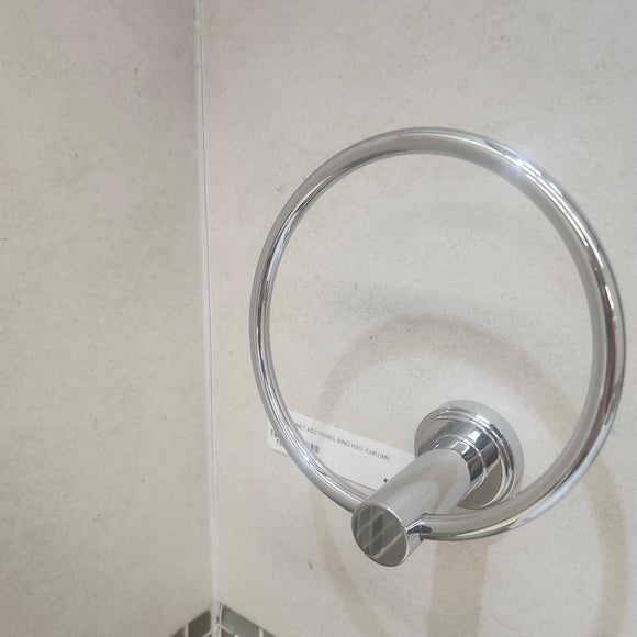 Rubinet H2O Towel Ring Bathroom Accessory Floormodel As is Clearance Chrome (H19)