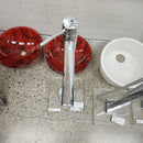 Aquabrass Roman Deck Tub Filler Volare Chrome Floormodel Clearance As is-3