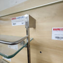 Vida 940 Series Double Glass Shelf Bathroom Accessory Floormodel Sold As is-5