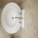 Two piece Pedestal Combo White Floormodel Clearance As Is (H15)-7
