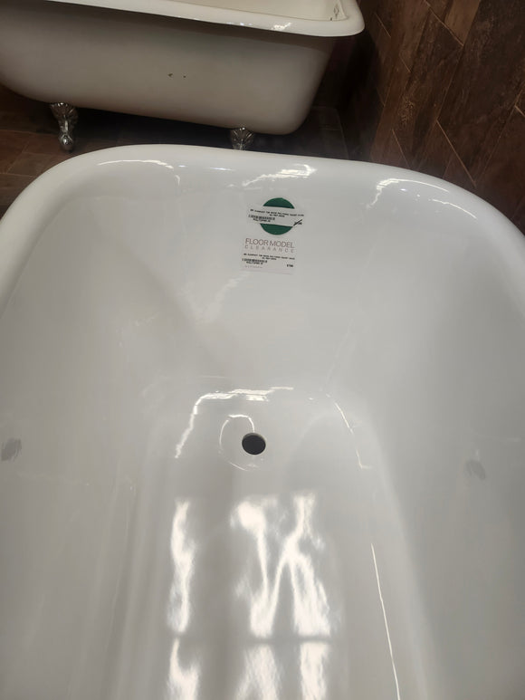 Clawfoot 60x30 Roltopno Freestanding Bathtub (No Feet) (as is) m6