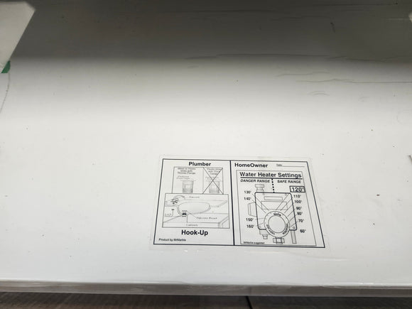 66 x 22 1/4 Double Sink Countertop for Bathroom Vanities White Floormodel Clearance As is