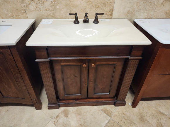 36" Sienna Vanity & Countertop Combo with Mirror (as is) l6