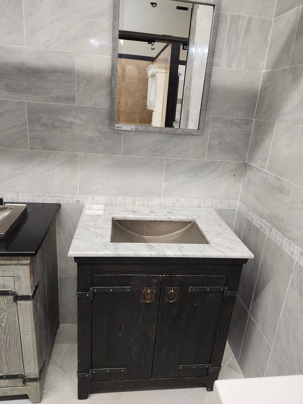 30" Native Vanity & Countertop Combo with Mirror (as is)