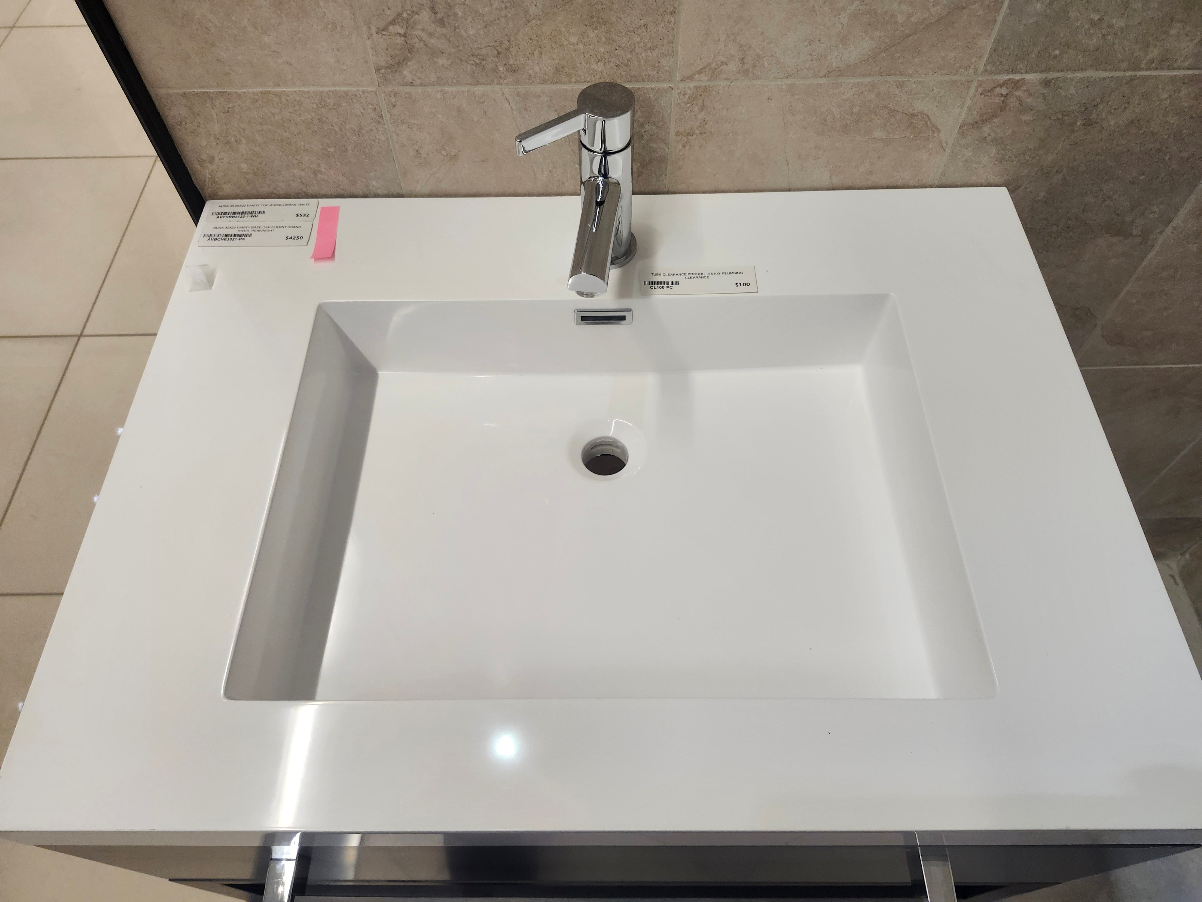 30" Aura Vanity & Countertop Combo (as is)