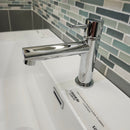 Bathroom Vanity Faucet single Hole and Single Lever Low Profile Floormodel Clearance Sold as is G6-1
