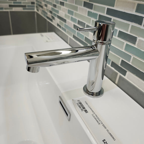 Bathroom Vanity Faucet single Hole and Single Lever Low Profile Floormodel Clearance Sold as is G6