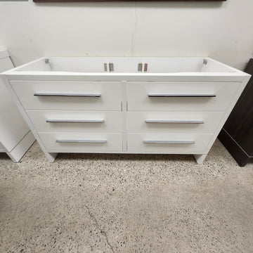 Vida 60 Inch Bathroom Vanity No Countertop Sold as is Floormodel Clearance (212)
