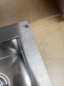 Blanco PRECISION R0 33 in. 60/40 Double Bowl Undermount Stainless Steel Kitchen Sink 400473 Floormodel Clearance As is-7