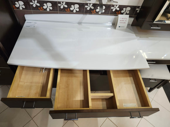 70" Vanico New York Vanity Combo with Dressing Table (as is)