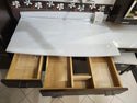 70" Vanico New York Vanity Combo with Dressing Table (as is)