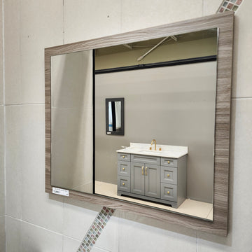 Aura Vanity Mirror Vero Shadow Finish 32 x 26 Floormodel Clearance Sold as is G8