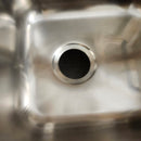 Vida Axes 31 x 20 3 Hole Kitchen Sink 2 Bowl Floormodel as is m10-7