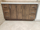 60" Aura Rosewood Art Vanity with Double Countertop Combo (as is)-2