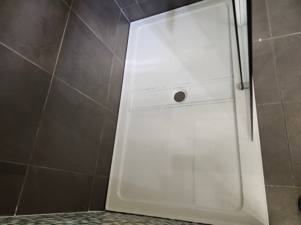 60x36 Shower Base and 60x79 Shower Door Combo (as is)
