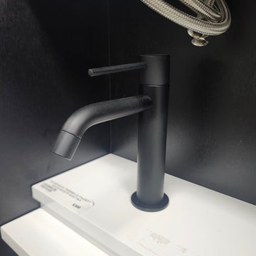 Aquabrass Treemme Single Hole Matte Black Faucet Floormodel Clearance Sold as is (153)