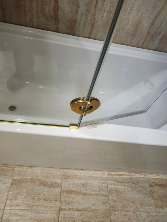Maax 60 x 32 built in bathtub and Fleurco Tub Shield (as is) 42