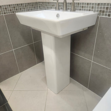 Kohler Reve Pedestal 2pc Combo White Floormodel Clearance as is (H19) K5027 K5032 - 0