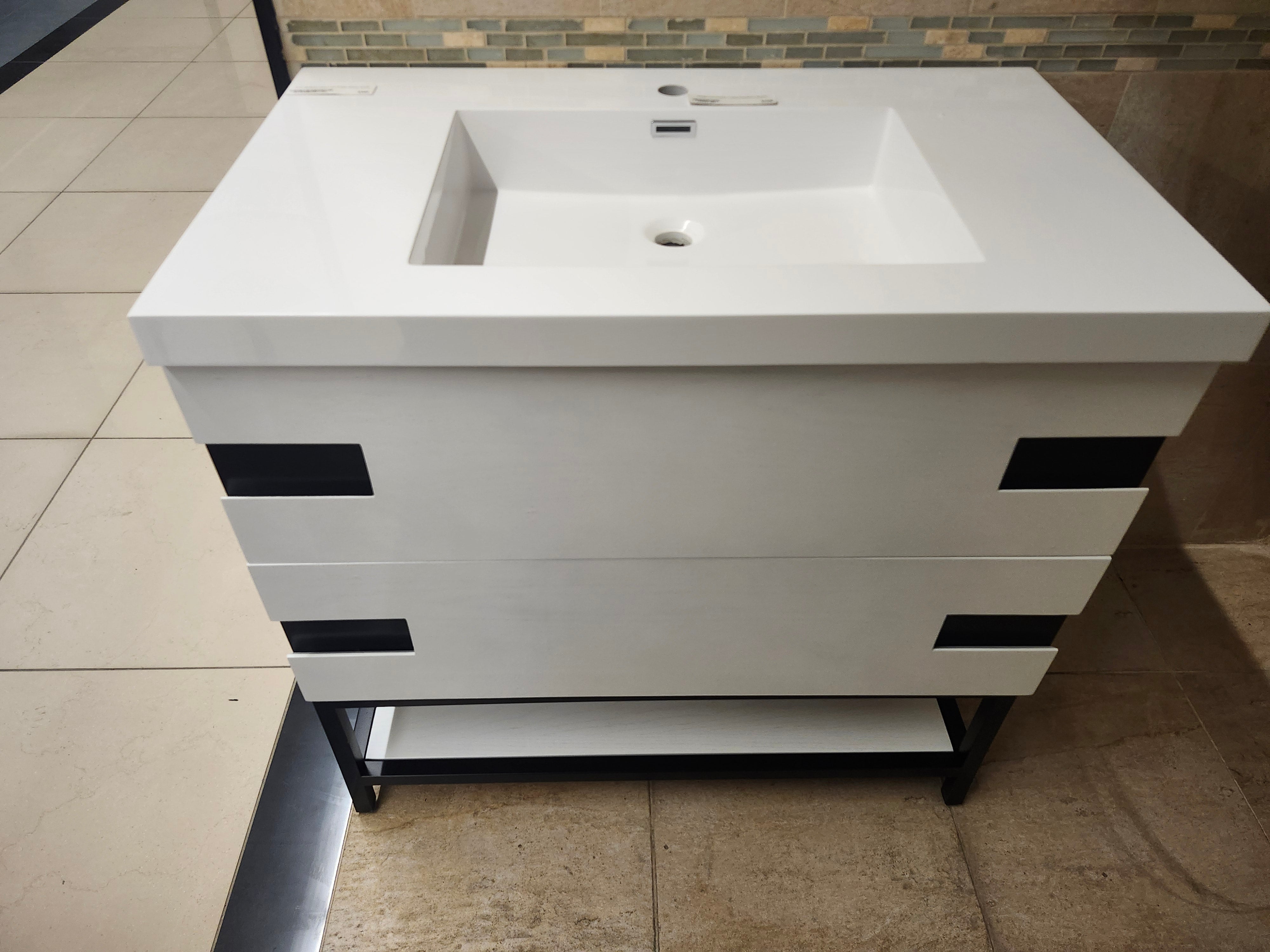 36" Aura Vanity with Countertop Combo (as is) - 0