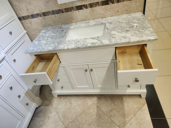 48" Vida Riverfield Vanity and Countertop Combo with Mirror (as is)