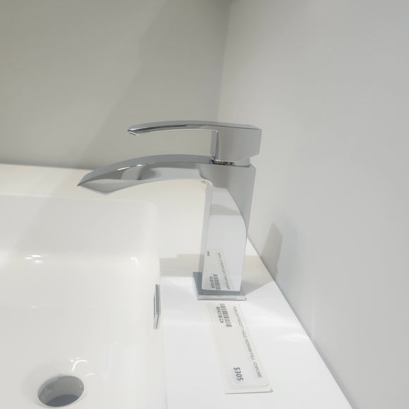 Rubi Fall Single Hole Bathroom Vanity Faucet Chrome RFA11B Floormodel Clearance As is (H18)