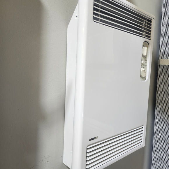 Convectair Wall-Mounted Bathroom Fan Heater - Timer Boost Electric 240V Heater White Floormodel Clearance As Is i15