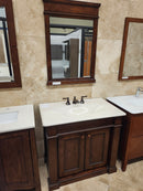 36" Sienna Vanity & Countertop Combo with Mirror (as is) l6-1