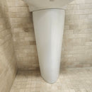Two piece Pedestal Combo White Floormodel Clearance As Is (H15)-4