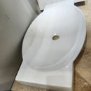 Rubi Xian 27 x 15 Oval Bathroom Vessel Sink Floormodel Clearance as is i15-3
