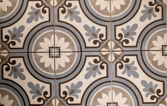 Delconca Paris St Germain Marrone Porcelain Tiles, Priced Per Tile 8 x 8