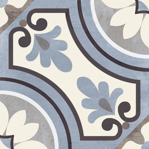 Delconca Paris St Germain Blu Porcelain Tiles, Priced Per Tile 8 x 8