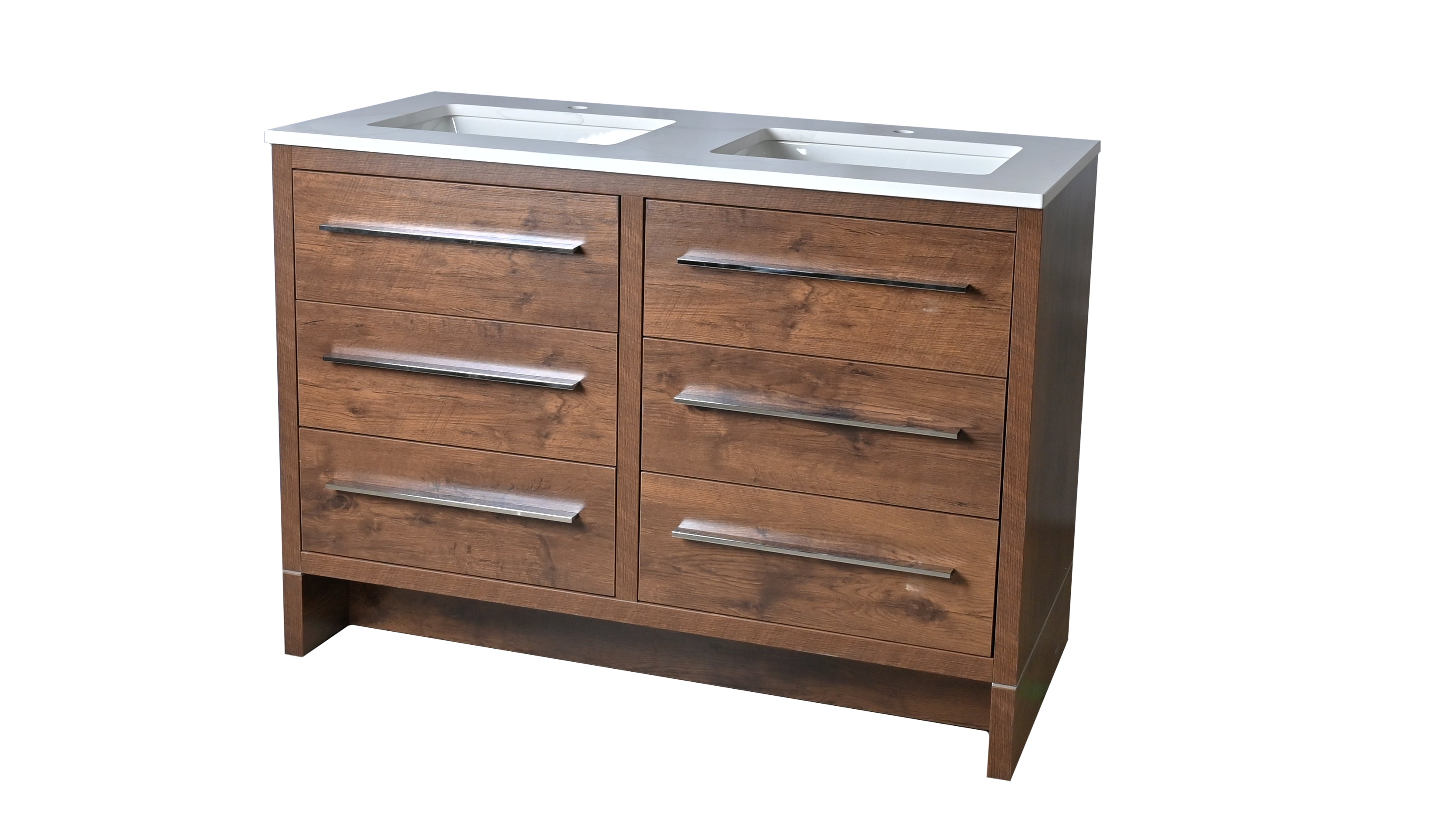 Deco 48 Double Vanity with Quartz Countertop Combo Specials