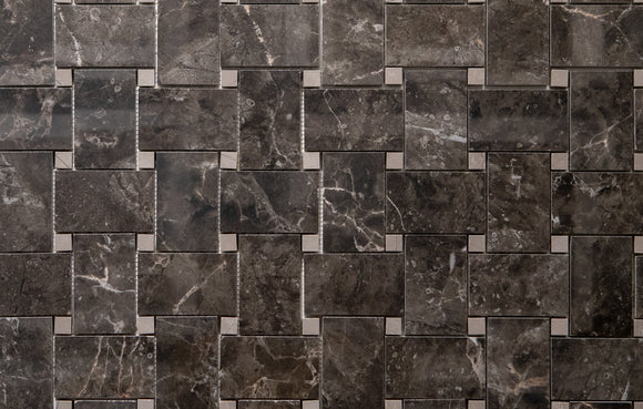 Delconca Boutique Polished Nero Porcelain Tiles, Priced Per Tile