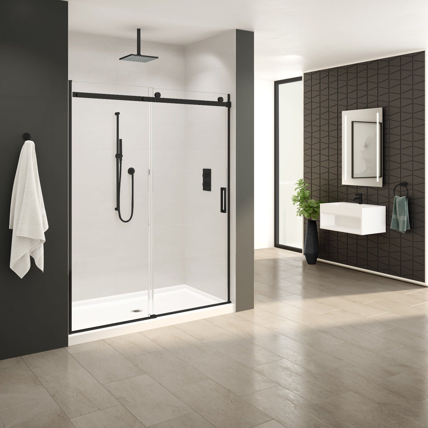 Fleurco Horizon In-Line Shower Door - 0