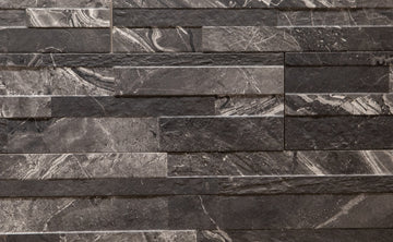 Rondine Gioia Nero Porcelain Tiles, Priced Per Tile 6X24